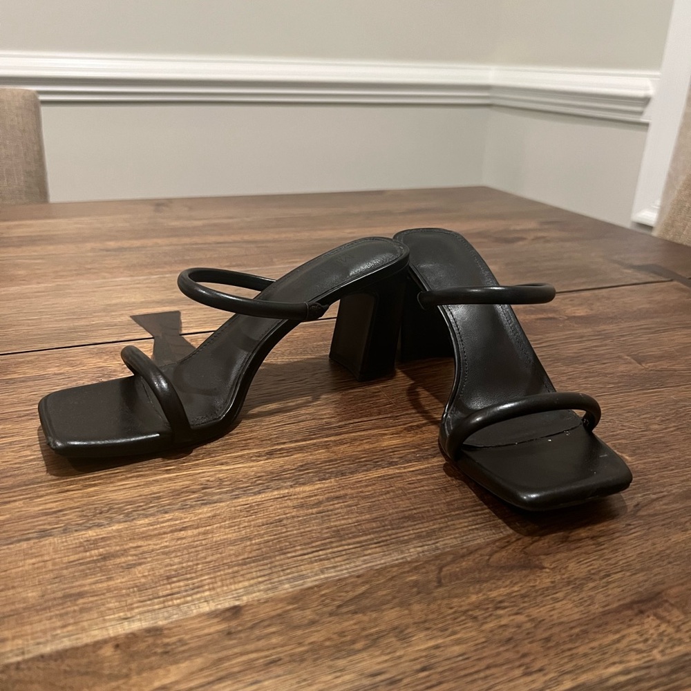 Michael Shannon black sandals